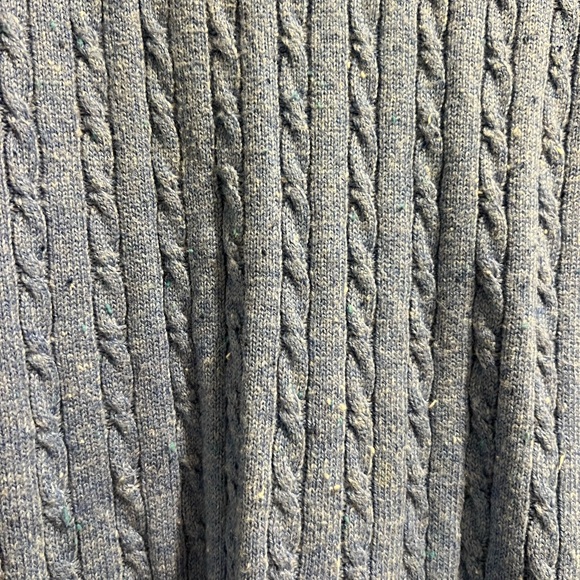 Talbots Women's Blue Cable Knit Sweater - Picture 8 of 8